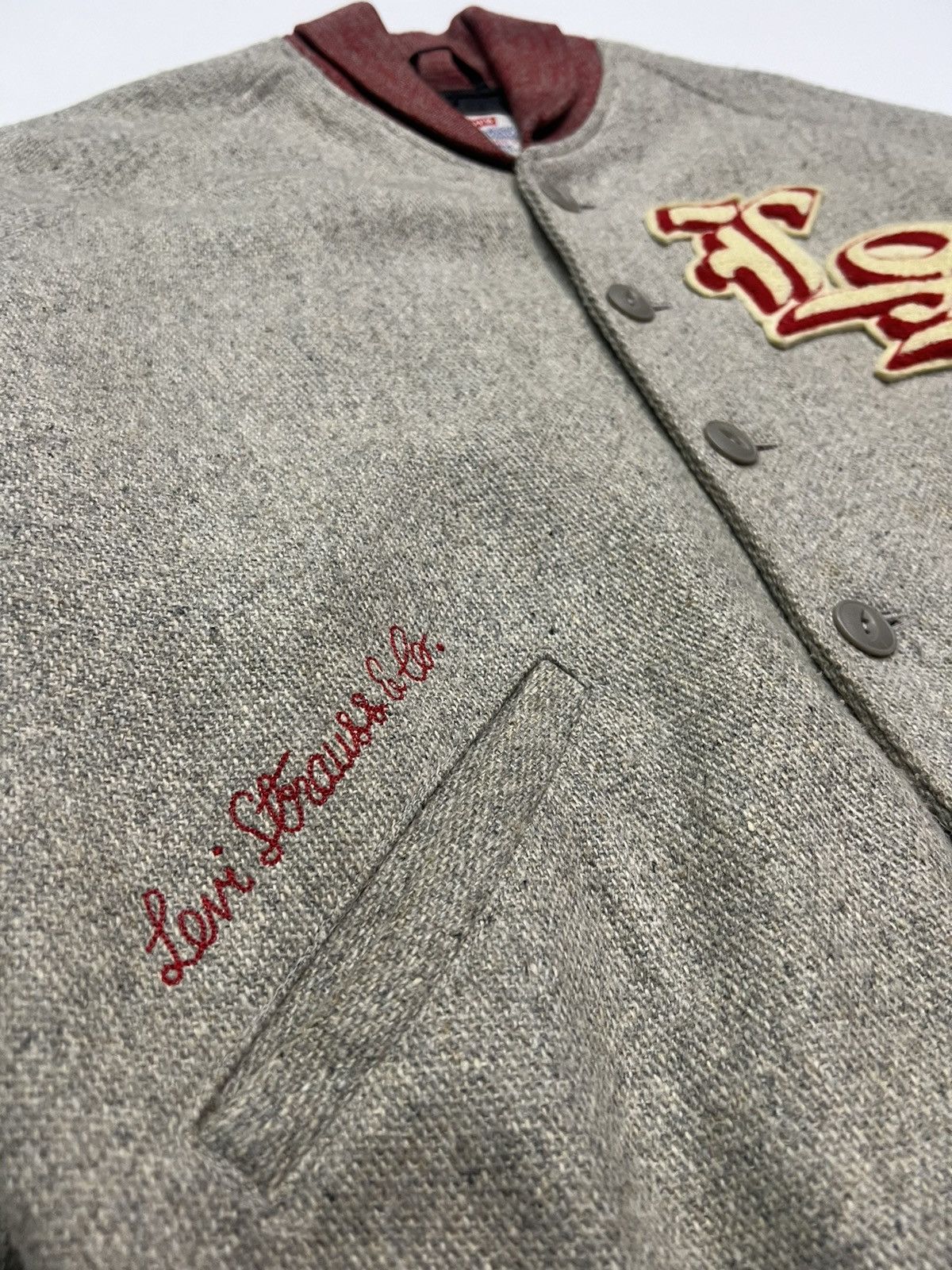 Levi's 🔥VINTAGE LEVI STRAUSS & CO. BOMBER JACKET Size US M / EU 48-50 / 2 - 5 Thumbnail