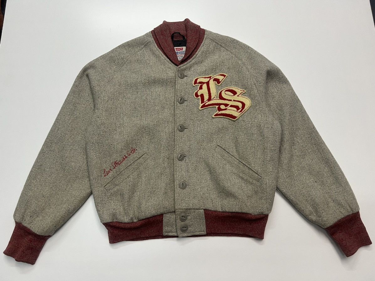 Levi's 🔥VINTAGE LEVI STRAUSS & CO. BOMBER JACKET Size US M / EU 48-50 / 2 - 2 Thumbnail