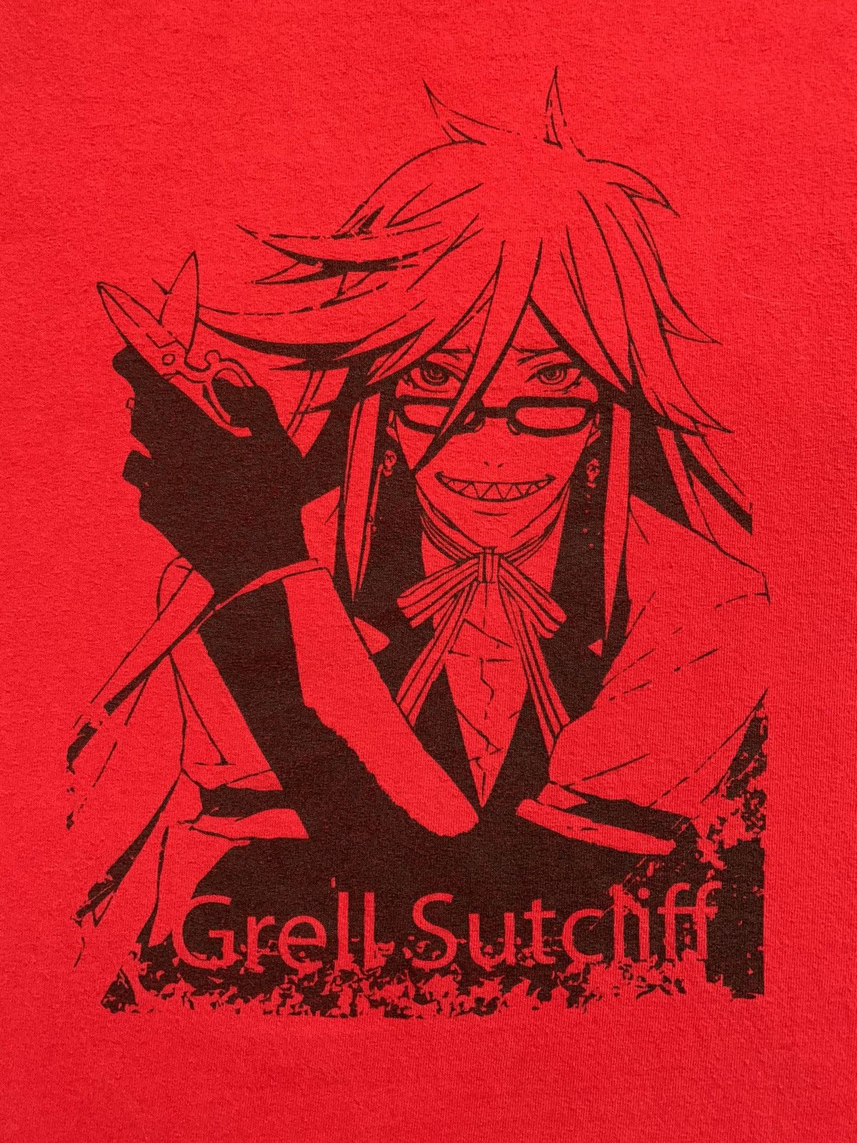 Vintage 2000s Grell Sutcliff Kuroshitsuji T-Shirt Size US XL / EU 56 / 4 - 5 Thumbnail