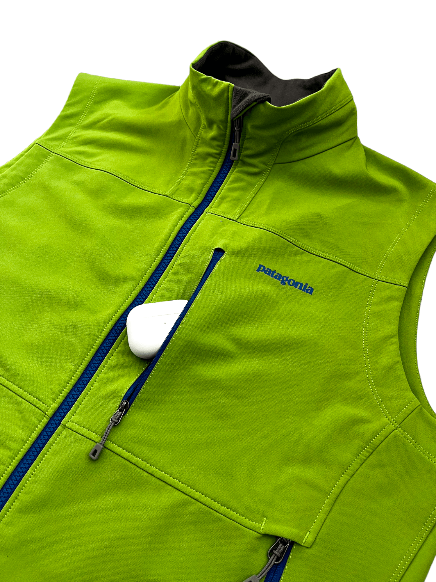 Patagonia 🧗 Patagonia Softshell Green Vest Outdoor Size US L / EU 52-54 / 3 - 1 Thumbnail