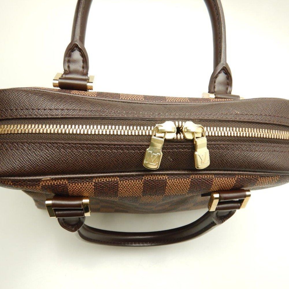 Louis Vuitton Damier Brera Ebene Handbag Brown