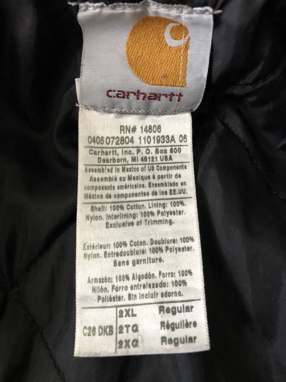 Carhartt × Vintage VTG Carhartt Quilt Lined Brown Sandstone Jacket Size 2XL Size US XXL / EU 58 / 5 - 3 Thumbnail