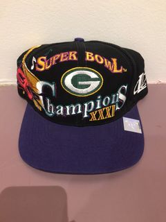 Green Bay Packers Vintage NFL Super Bowl 31 XXXI Champions Snapback Hat Cap