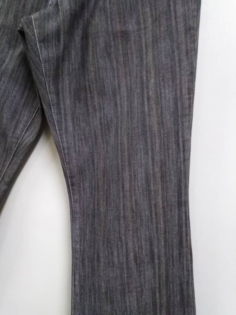 Jean × Tornado Mart Flare Jeans Stripes Black Tornado Mart Bootcut Jeans Size US 30 / EU 46 - 6 Thumbnail