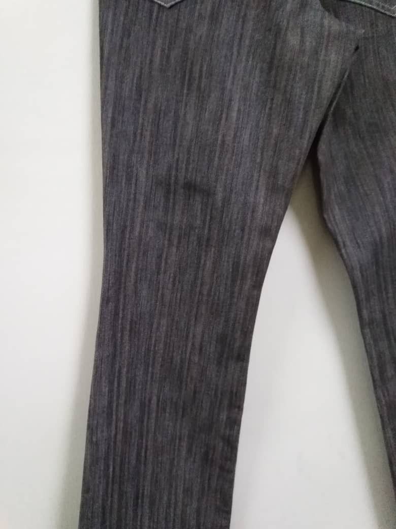 Jean × Tornado Mart Flare Jeans Stripes Black Tornado Mart Bootcut Jeans Size US 30 / EU 46 - 15 Thumbnail