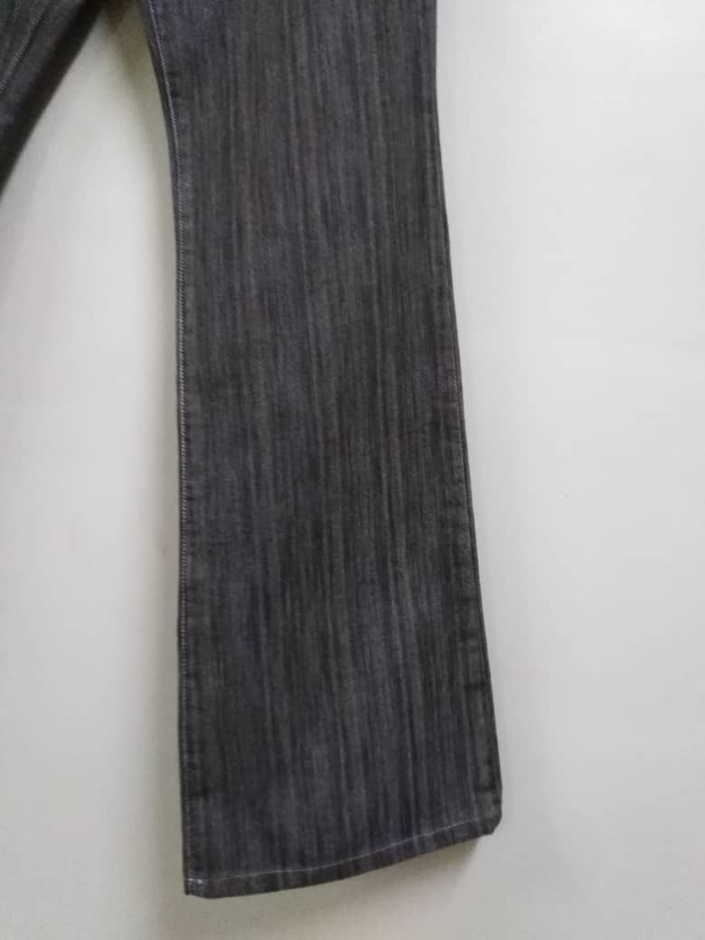 Jean × Tornado Mart Flare Jeans Stripes Black Tornado Mart Bootcut Jeans Size US 30 / EU 46 - 7 Thumbnail
