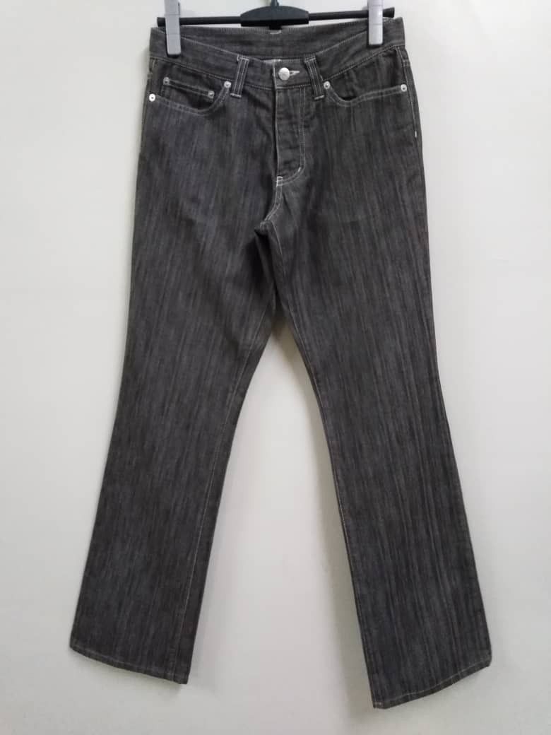 Jean × Tornado Mart Flare Jeans Stripes Black Tornado Mart Bootcut Jeans Size US 30 / EU 46 - 1 Thumbnail