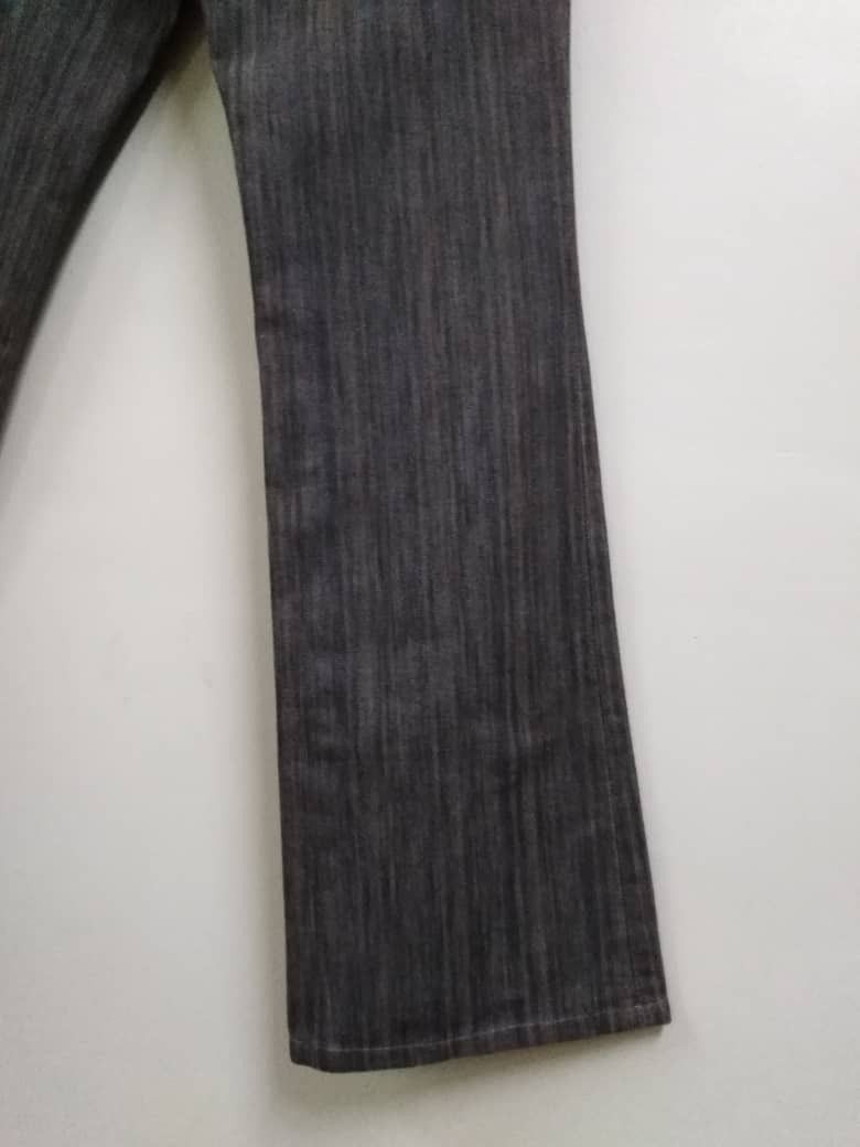 Jean × Tornado Mart Flare Jeans Stripes Black Tornado Mart Bootcut Jeans Size US 30 / EU 46 - 14 Thumbnail