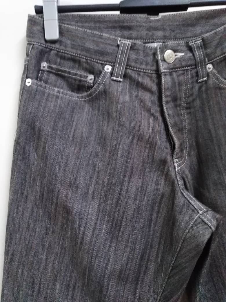 Jean × Tornado Mart Flare Jeans Stripes Black Tornado Mart Bootcut Jeans Size US 30 / EU 46 - 4 Thumbnail