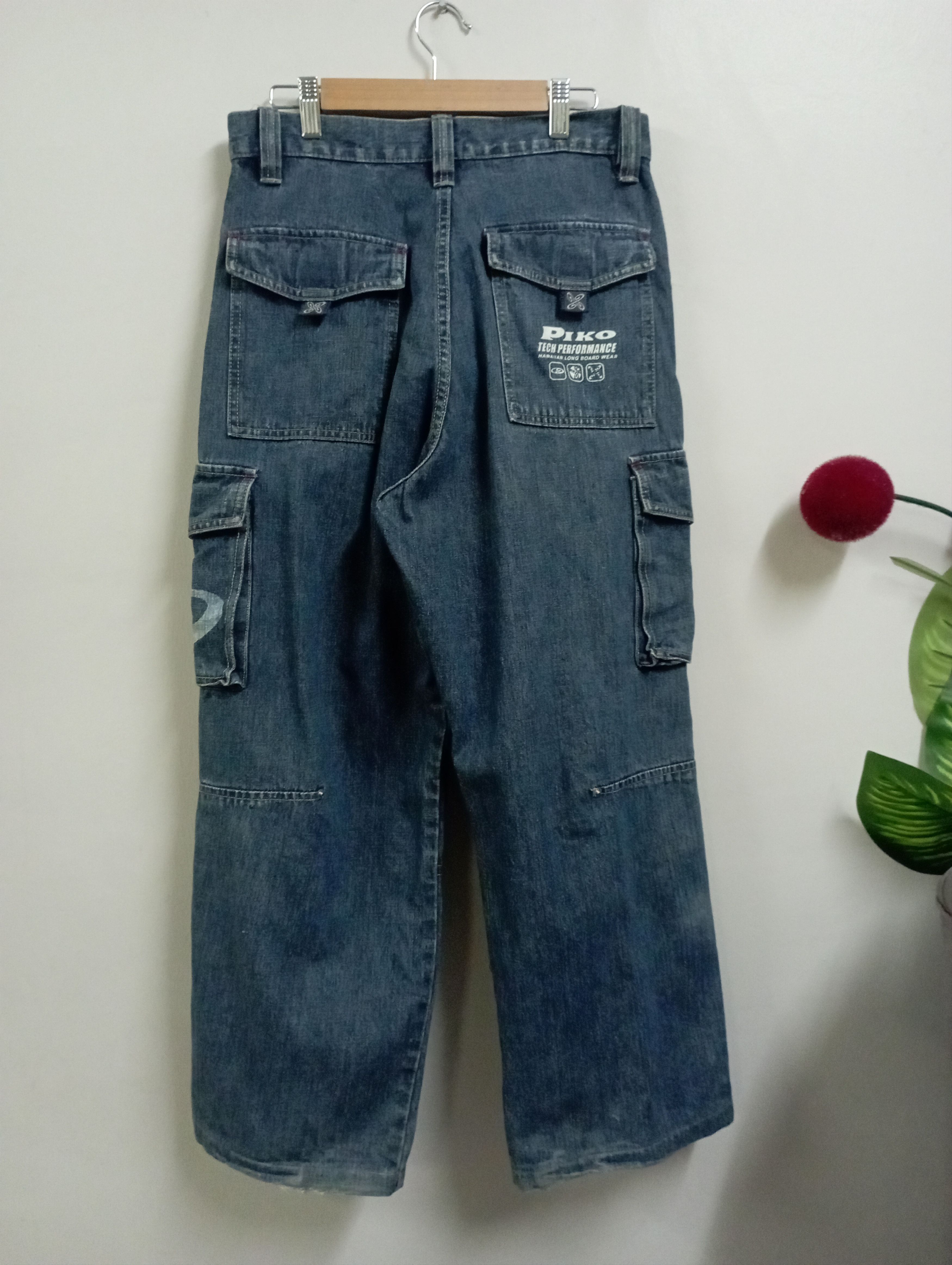 PPFM Vintage Baggy Pant Piko Hawaiian Cargo Pant Size US 29 - 2 Thumbnail