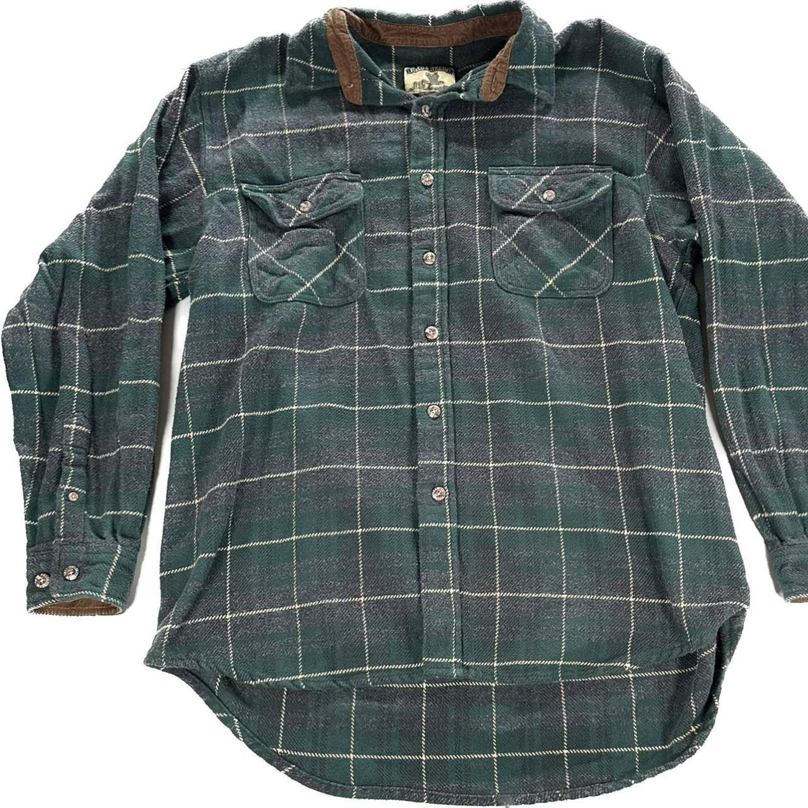 Field And Stream Y2K Flannel Shirt Green XL Field And Stream Grailed