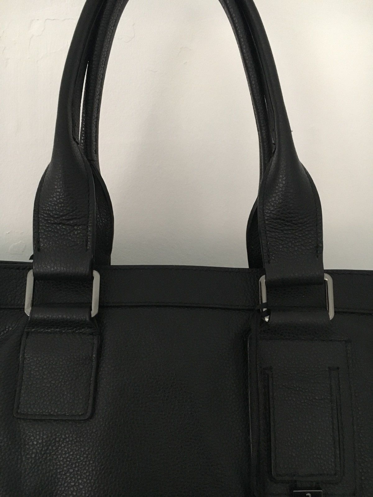 Versace ⚡️QUICK SALE SO SEND OFFERS⚡️Black Leather Versace Tote Bag Size ONE SIZE - 4 Thumbnail