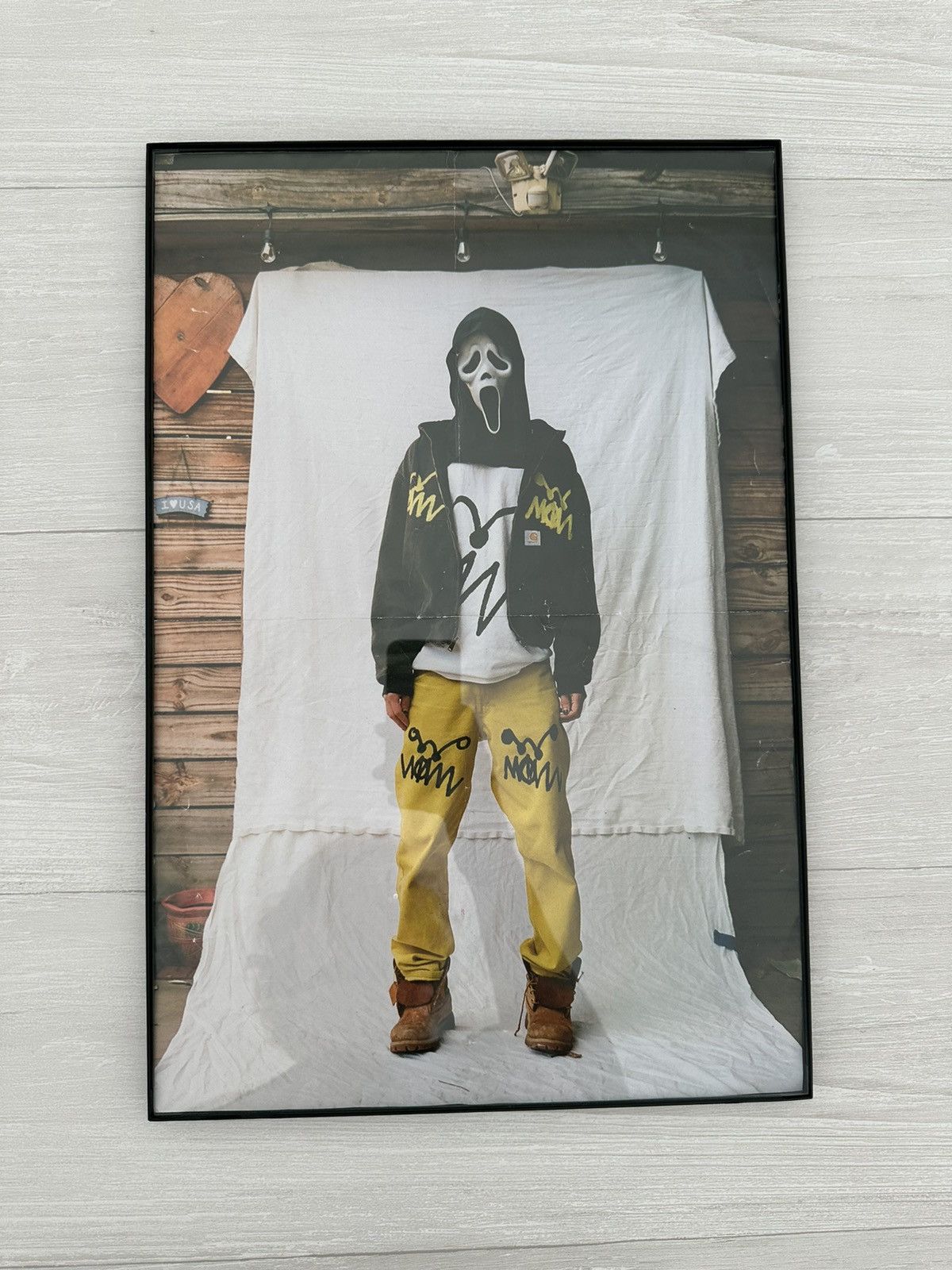 Asspizza RARE Asspizza Poster Framed 730 Size ONE SIZE - 2 Thumbnail