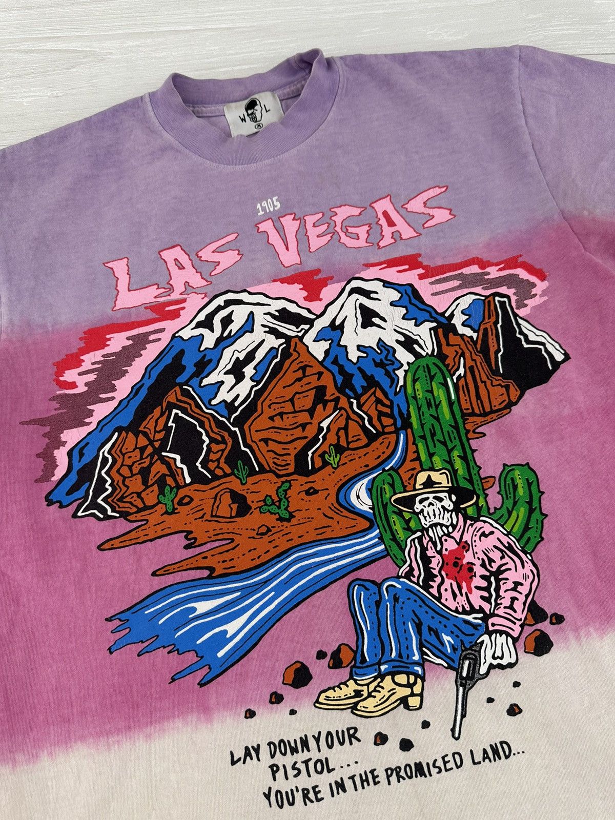 Warren Lotas Warren Lotas Tie Dye Las Vegas Reaper Tee Sz. Medium WL Size US M / EU 48-50 / 2 - 3 Thumbnail