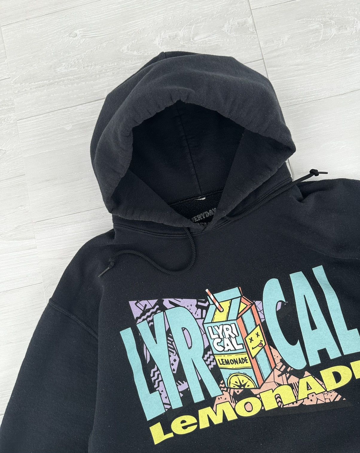 Lyrical Lemonade Lyrical Lemonade Navy Lemonade Carton Hoodie Sz. Medium LL Size US M / EU 48-50 / 2 - 3 Thumbnail