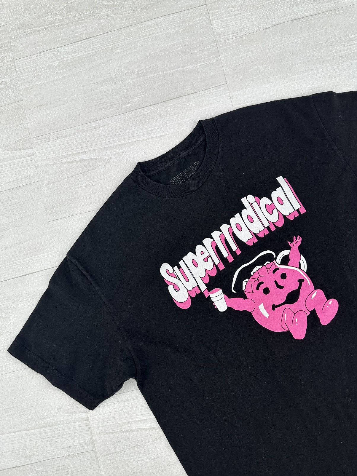 Superrradical Superrradical Black Koolaid Cartoon Arc Logo Tee Sz. XL SR Size US XL / EU 56 / 4 - 2 Thumbnail