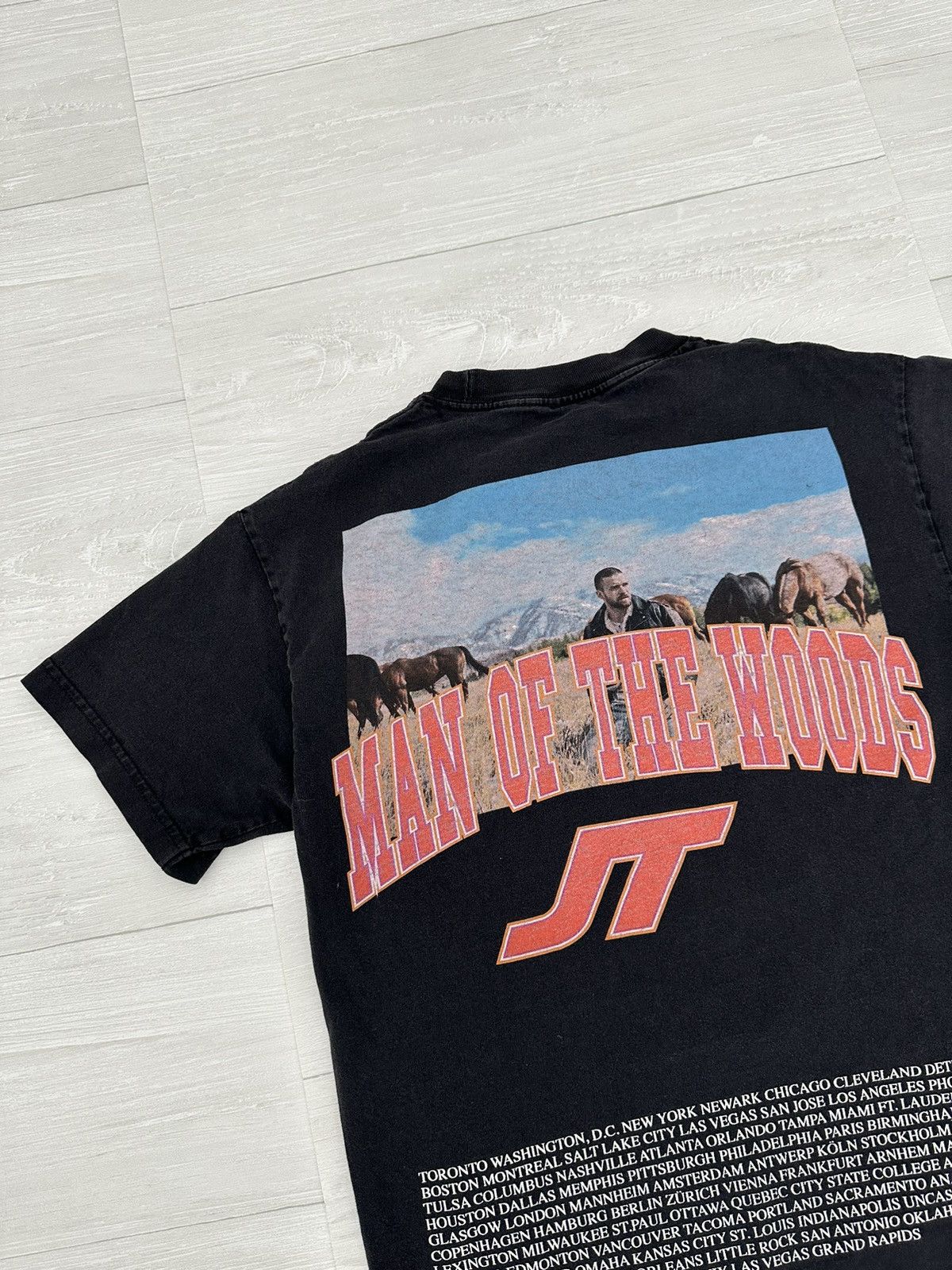 Heron Preston Justin Timberlake Man Of The Wood Tour Tee by Heron Preston Size US M / EU 48-50 / 2 - 2 Thumbnail