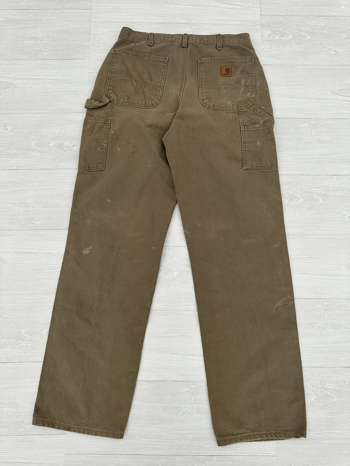 Carhartt × Vintage Vintage Carhartt Distressed Painter Carpenter Pants Sz. 33 Size US 33 - 5 Thumbnail