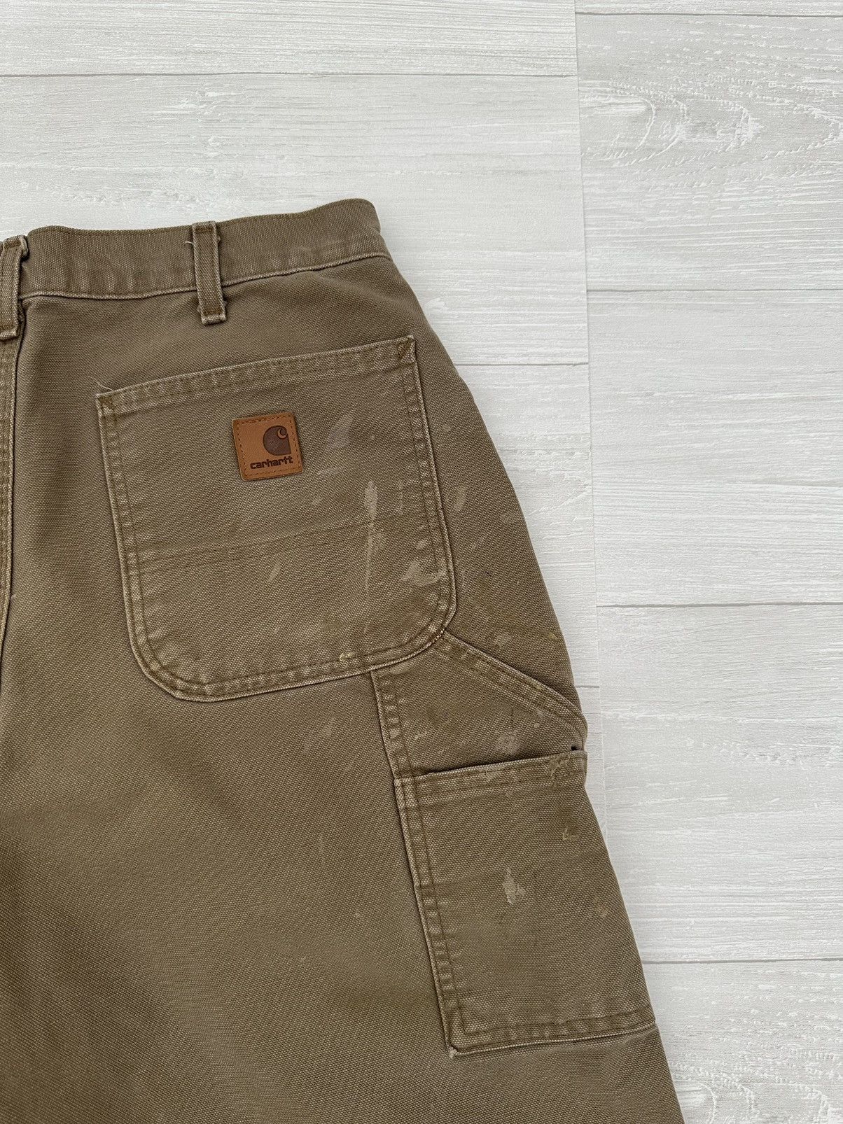 Carhartt × Vintage Vintage Carhartt Distressed Painter Carpenter Pants Sz. 33 Size US 33 - 1 Thumbnail