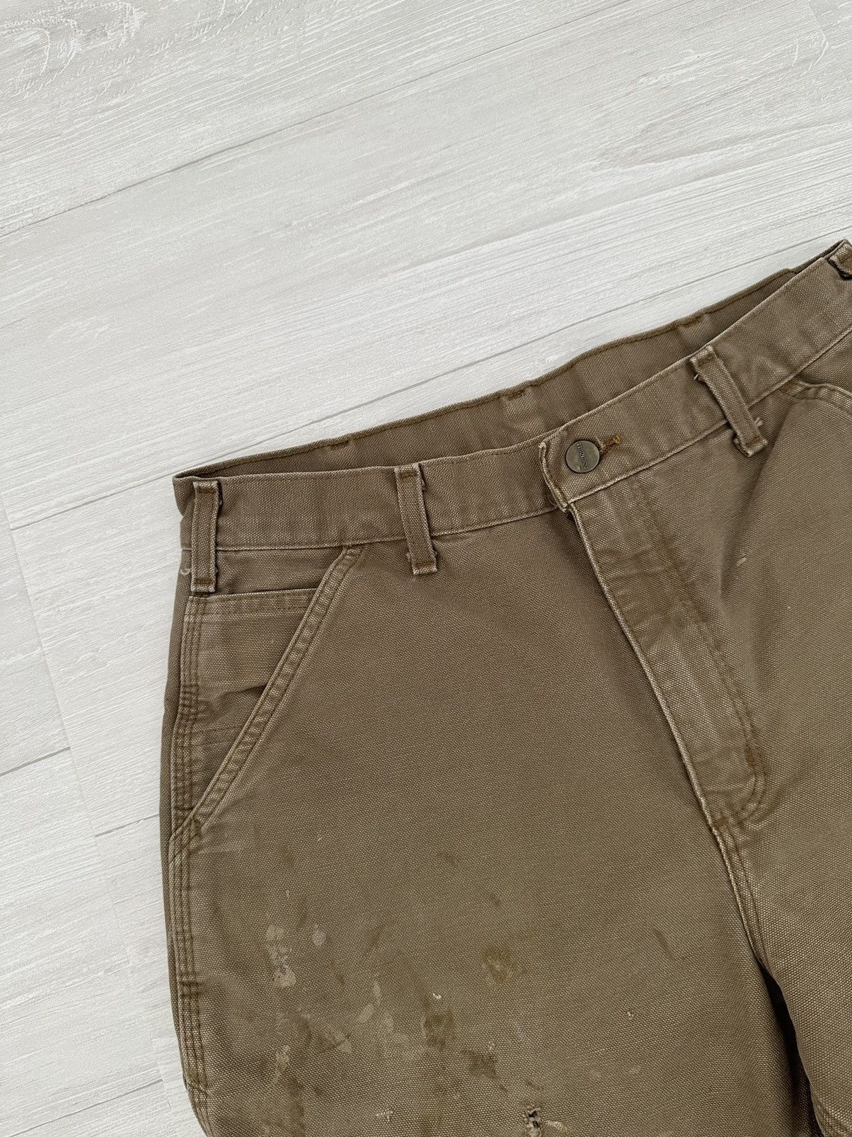 Carhartt × Vintage Vintage Carhartt Distressed Painter Carpenter Pants Sz. 33 Size US 33 - 4 Thumbnail