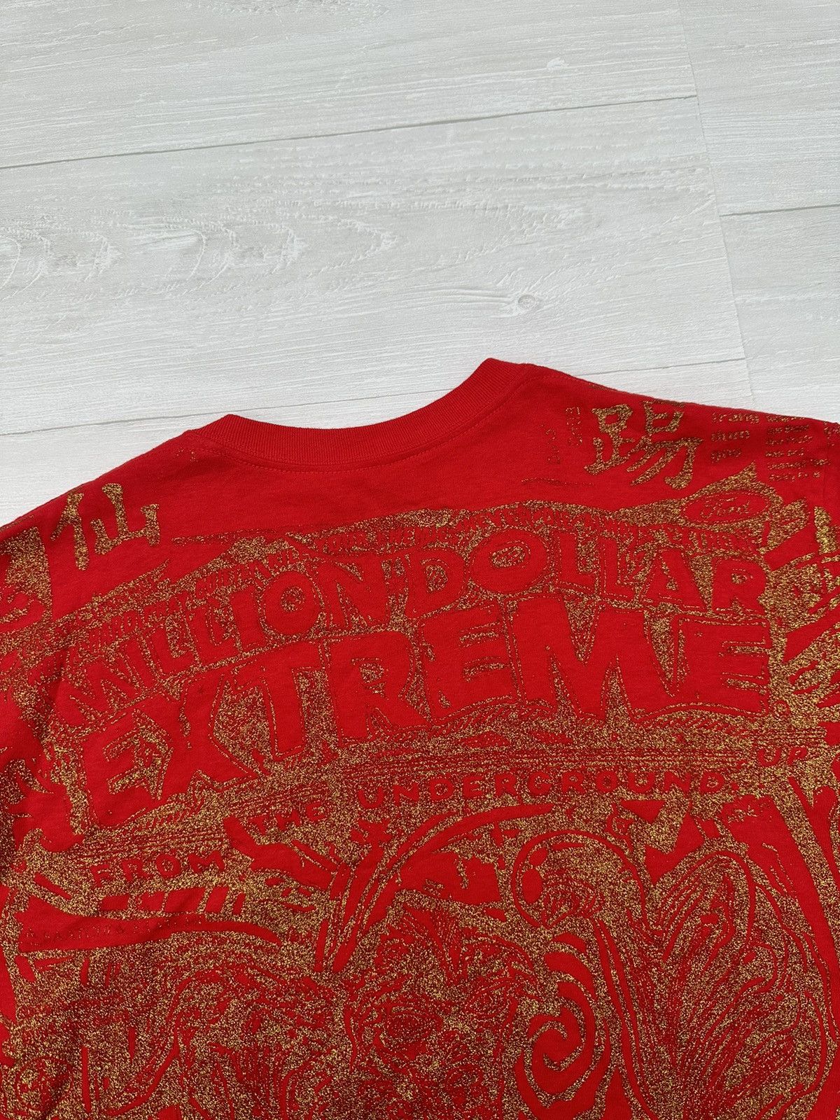 Other RARE Million Dollar Extreme Sam Hyde Red Glitter Tee Large Size US L / EU 52-54 / 3 - 10 Thumbnail