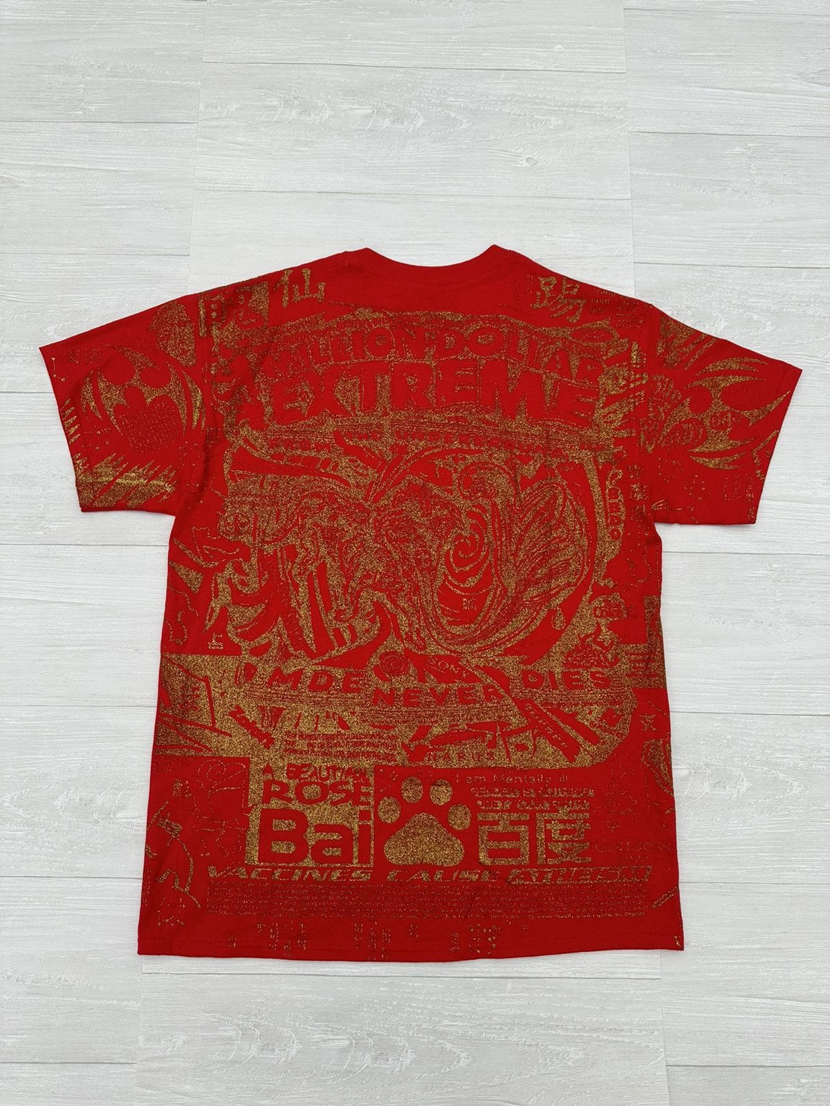 Other RARE Million Dollar Extreme Sam Hyde Red Glitter Tee Large Size US L / EU 52-54 / 3 - 8 Thumbnail