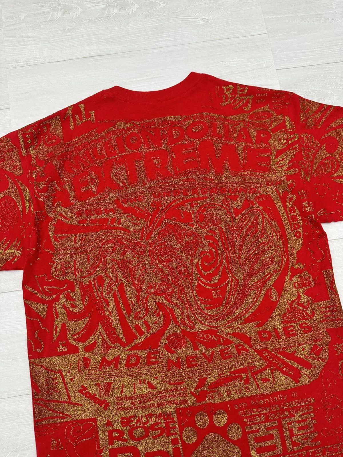Other RARE Million Dollar Extreme Sam Hyde Red Glitter Tee Large Size US L / EU 52-54 / 3 - 9 Thumbnail