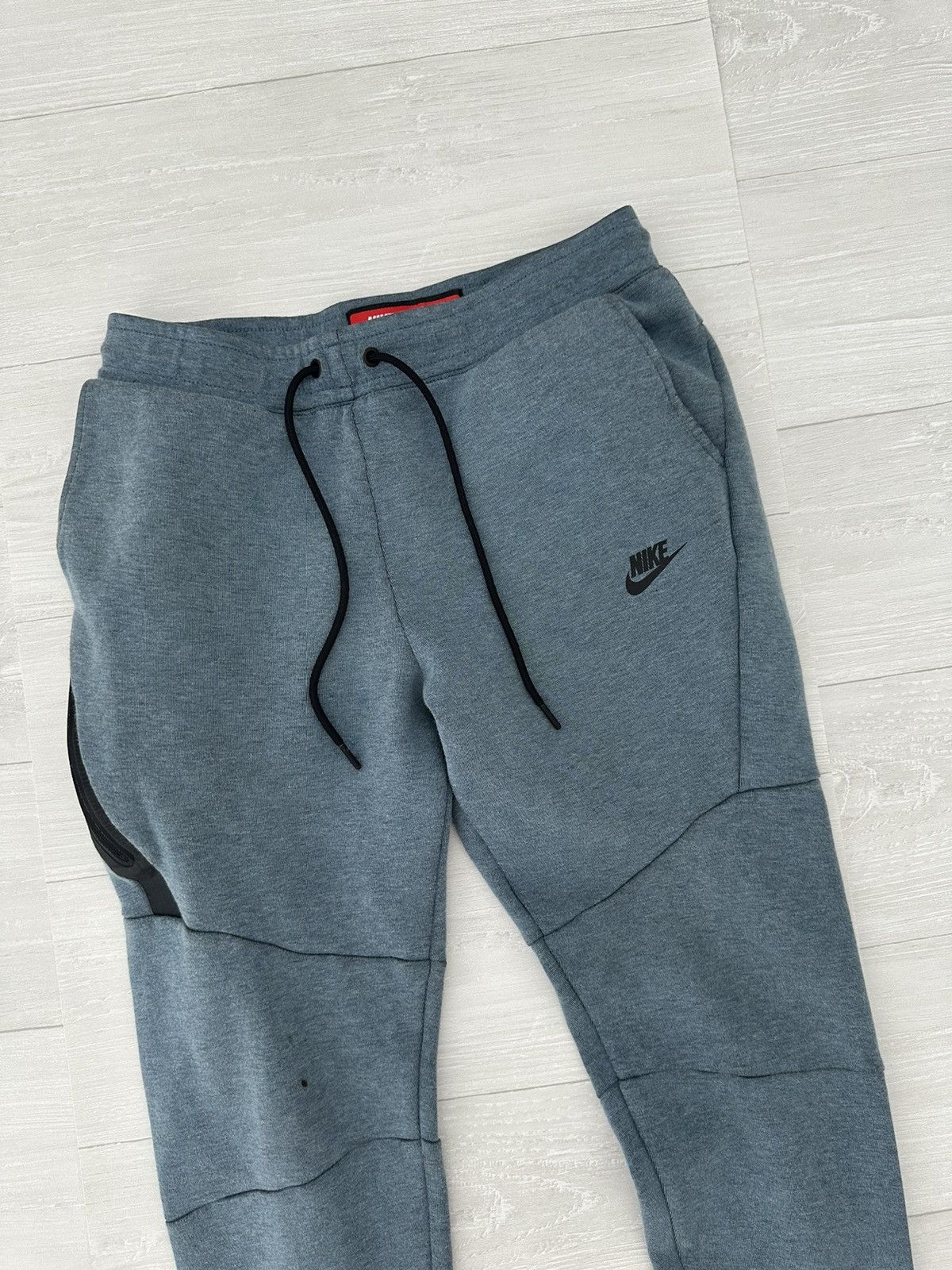 Nike Nike Tech Fleece Joggers Blue Sz. Medium Swoosh Drill Size US 32 / EU 48 - 2 Thumbnail