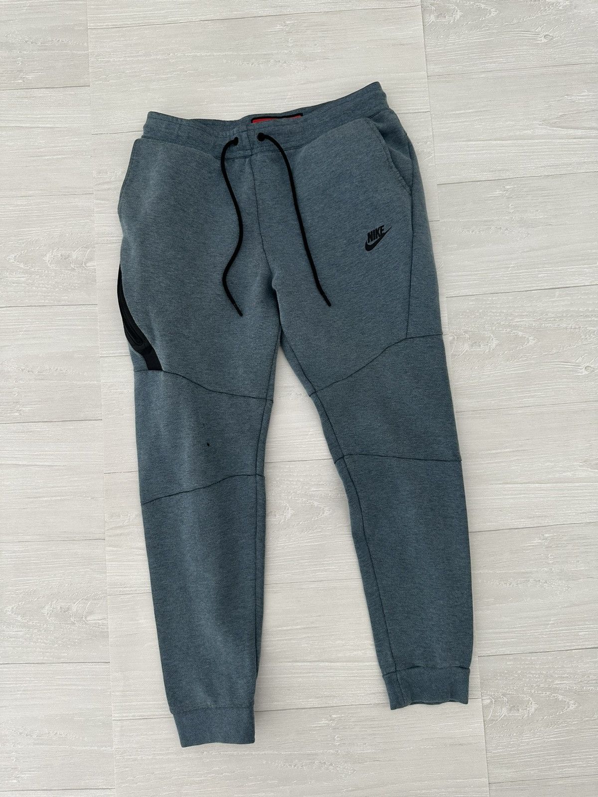 Nike Nike Tech Fleece Joggers Blue Sz. Medium Swoosh Drill Size US 32 / EU 48 - 1 Thumbnail