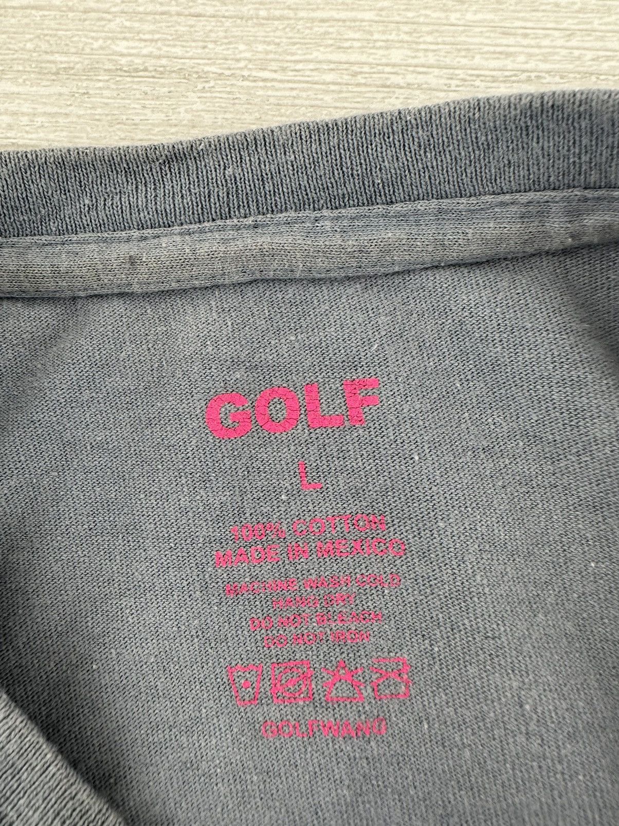 Golf Wang Golf Wang Blue " No Violence " Finger Gun Tee Large Tyler Size US L / EU 52-54 / 3 - 5 Thumbnail