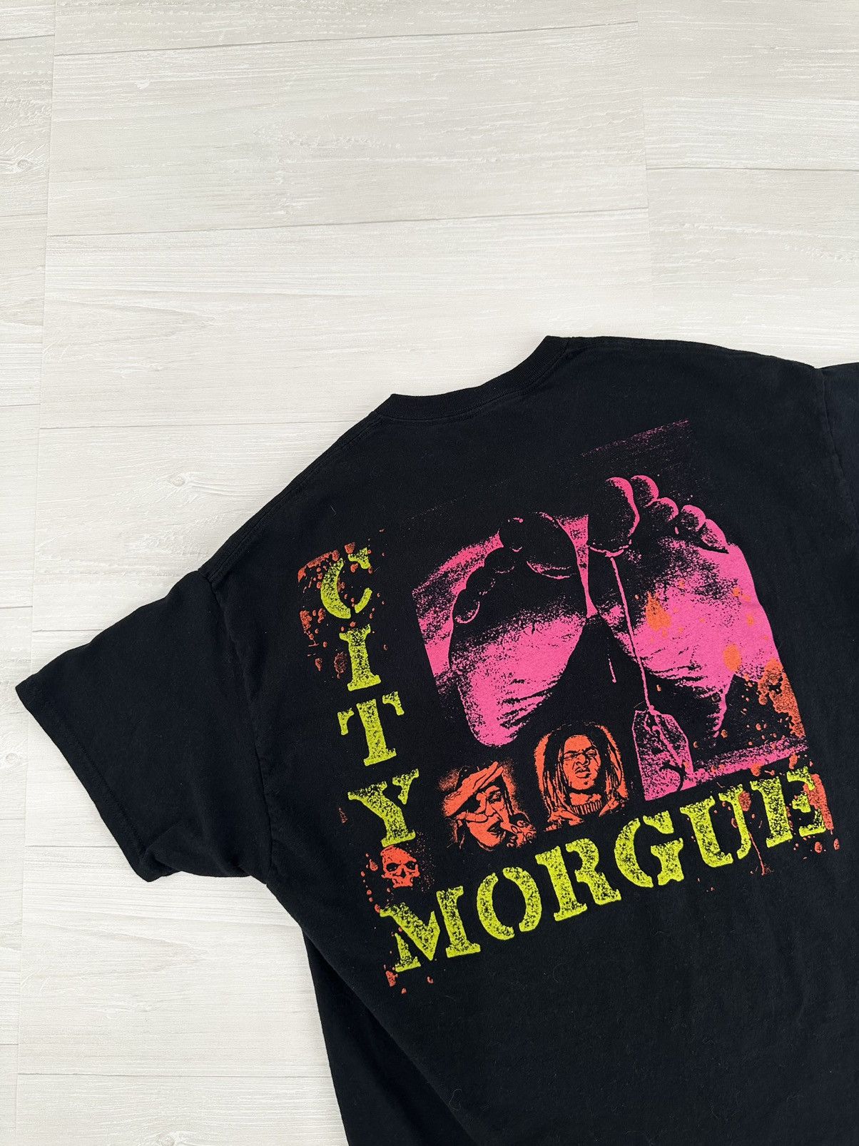 City Morgue City Morgue Black Toxic Boogaloo Black Grunge Tee Sz. XL Size US XL / EU 56 / 4 - 2 Thumbnail
