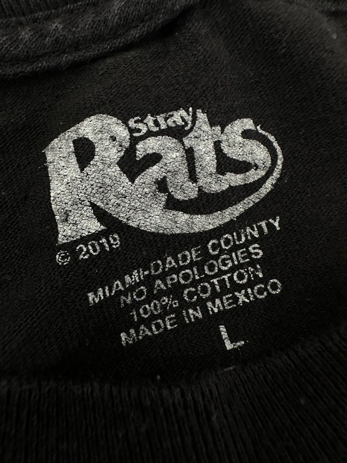 Stray Rats RARE Stray Rats Red + Black Boxer Tee Sz. Large SR Rat Large Size US L / EU 52-54 / 3 - 4 Thumbnail