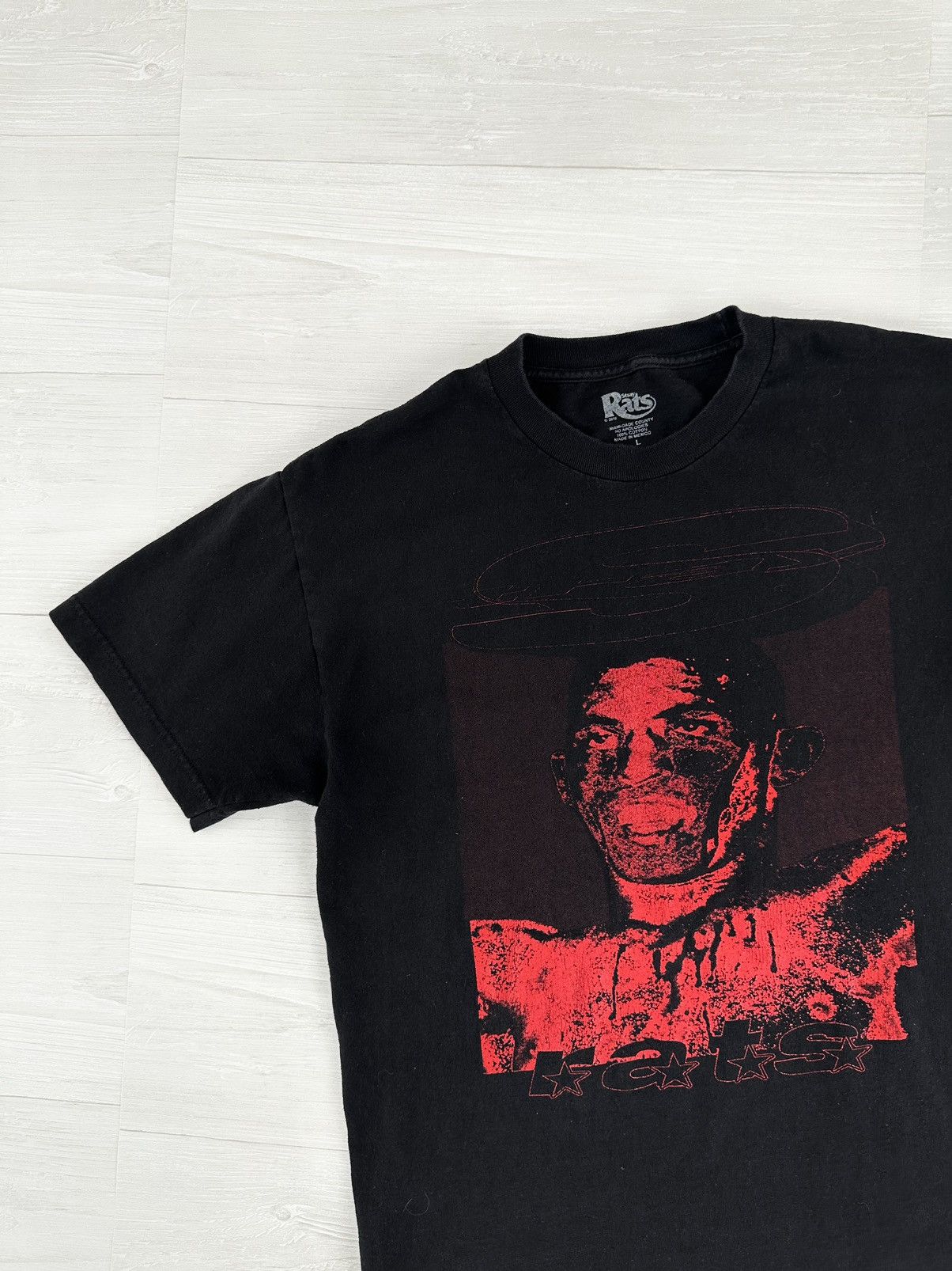 Stray Rats RARE Stray Rats Red + Black Boxer Tee Sz. Large SR Rat Large Size US L / EU 52-54 / 3 - 2 Thumbnail