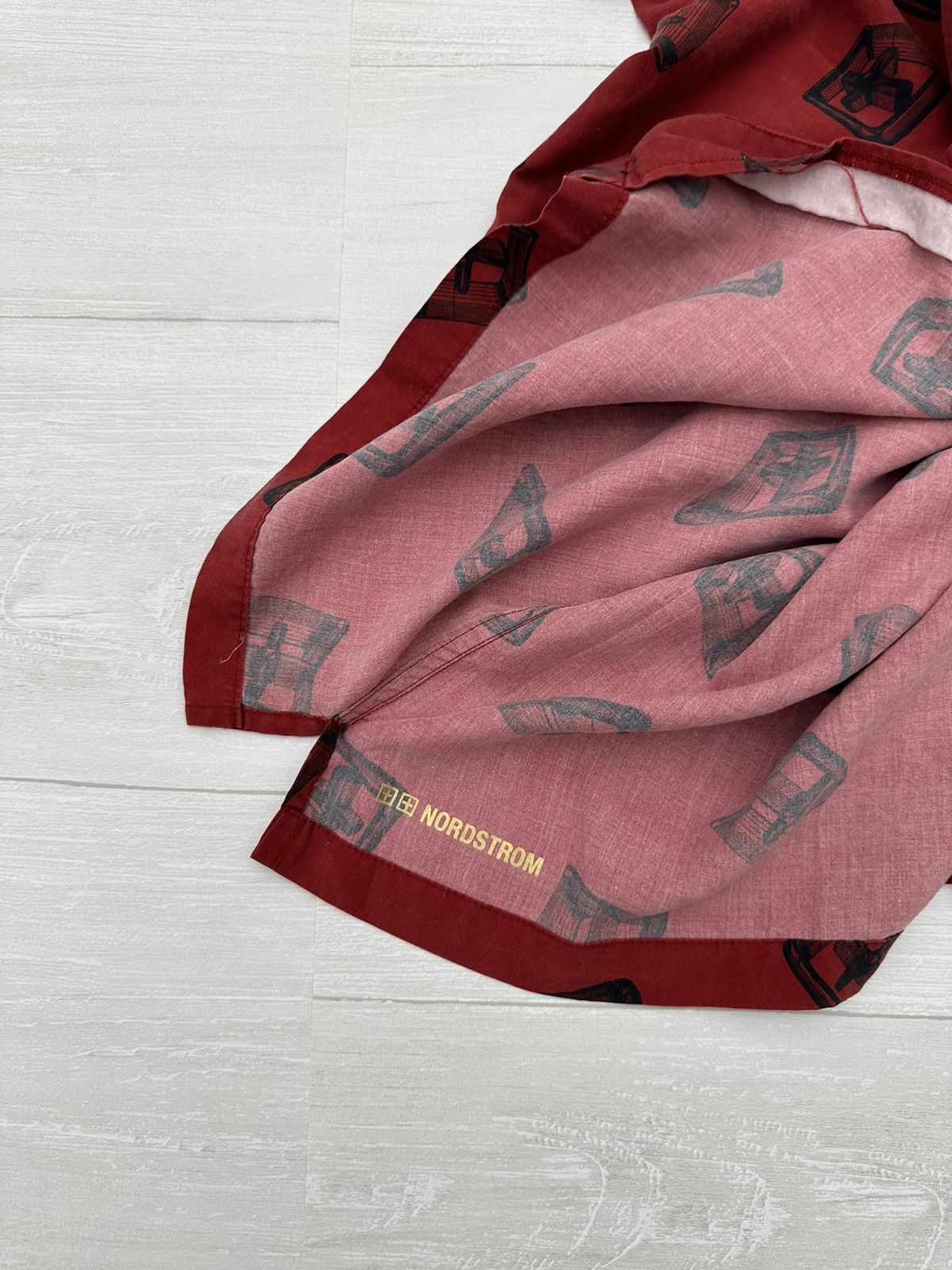 Ksubi Ksubi Nordstrom Red Resort Rayon Shirt Sz. Large ++ Size US L / EU 52-54 / 3 - 5 Thumbnail