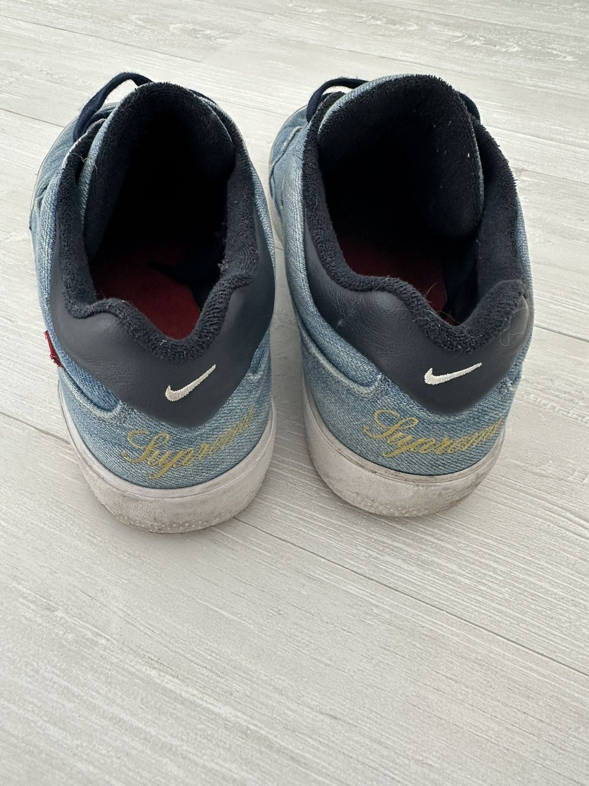 Nike × Supreme Supreme x Nike SB GTS Supreme Denim Sz. 11.5 Size US 11.5 / EU 44-45 - 5 Thumbnail