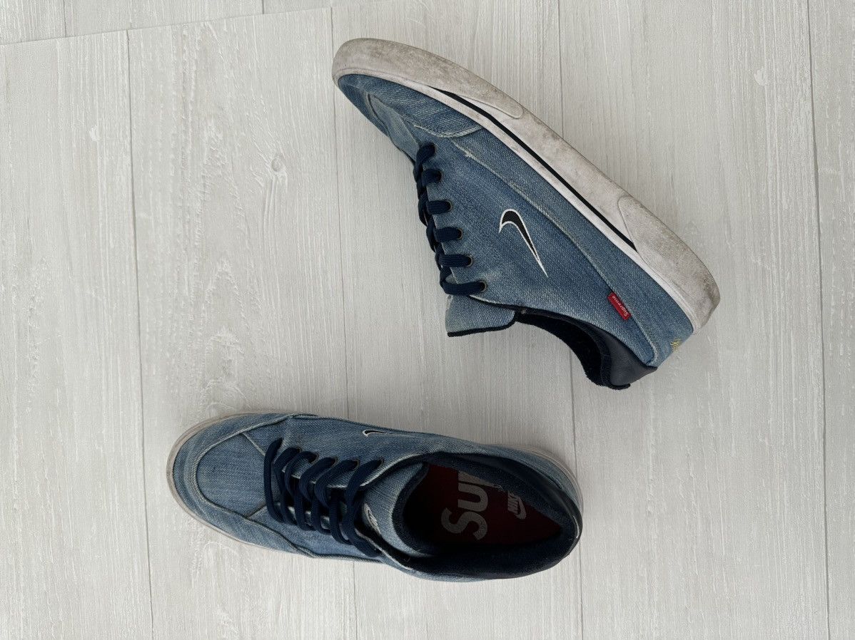 Nike × Supreme Supreme x Nike SB GTS Supreme Denim Sz. 11.5 Size US 11.5 / EU 44-45 - 3 Thumbnail