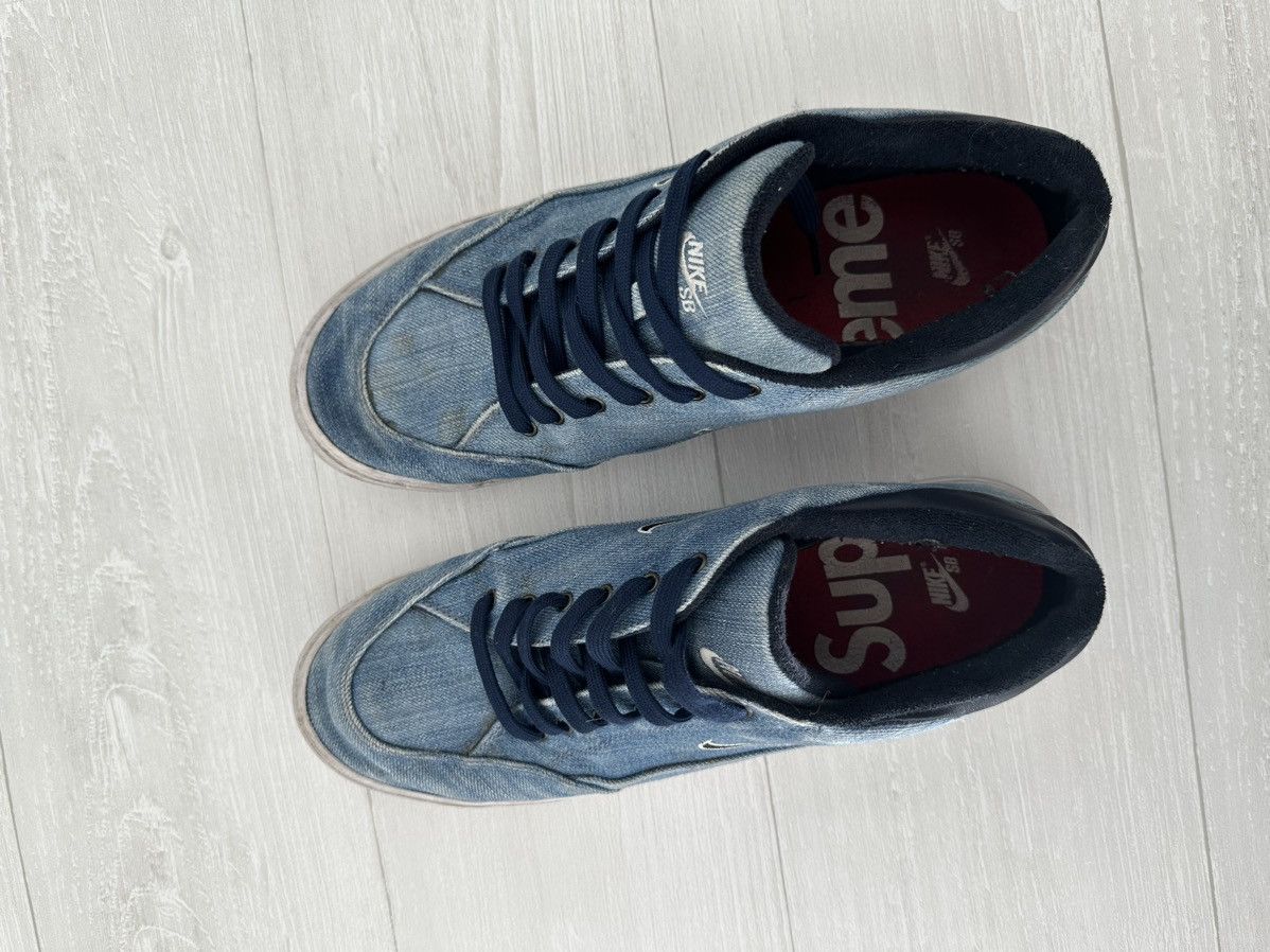 Nike × Supreme Supreme x Nike SB GTS Supreme Denim Sz. 11.5 Size US 11.5 / EU 44-45 - 4 Thumbnail