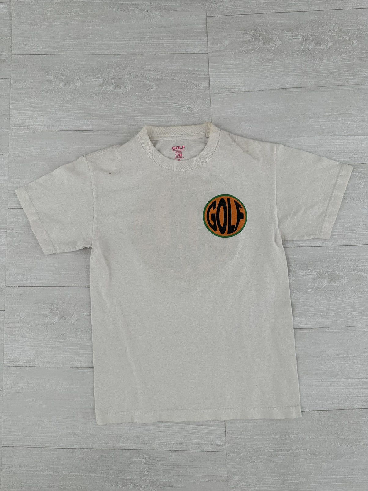 Golf Wang OG Golf Wang White Fisheye Logo Tee Sz. Small Tyler S Size US S / EU 44-46 / 1 - 4 Thumbnail