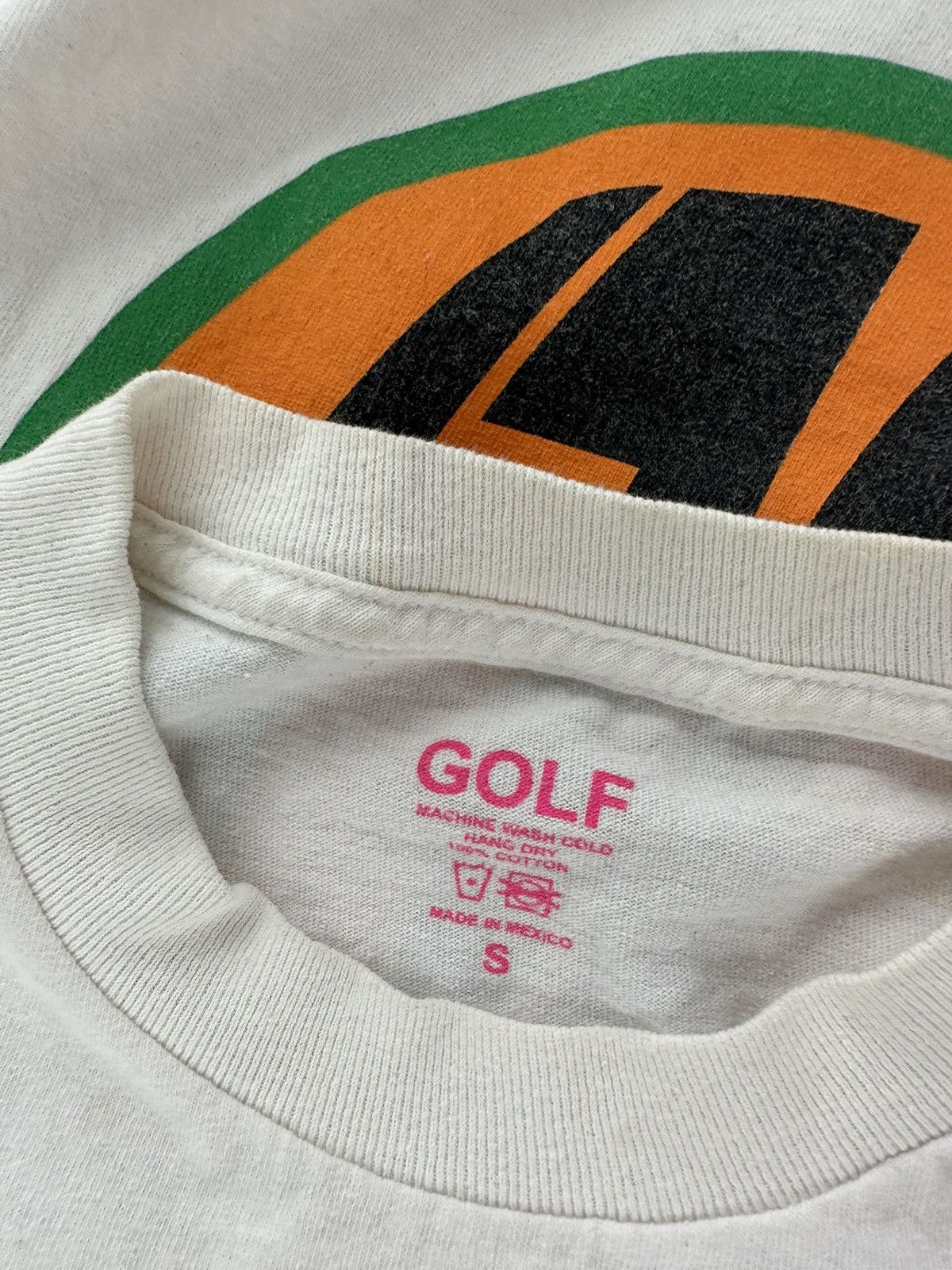 Golf Wang OG Golf Wang White Fisheye Logo Tee Sz. Small Tyler S Size US S / EU 44-46 / 1 - 5 Thumbnail