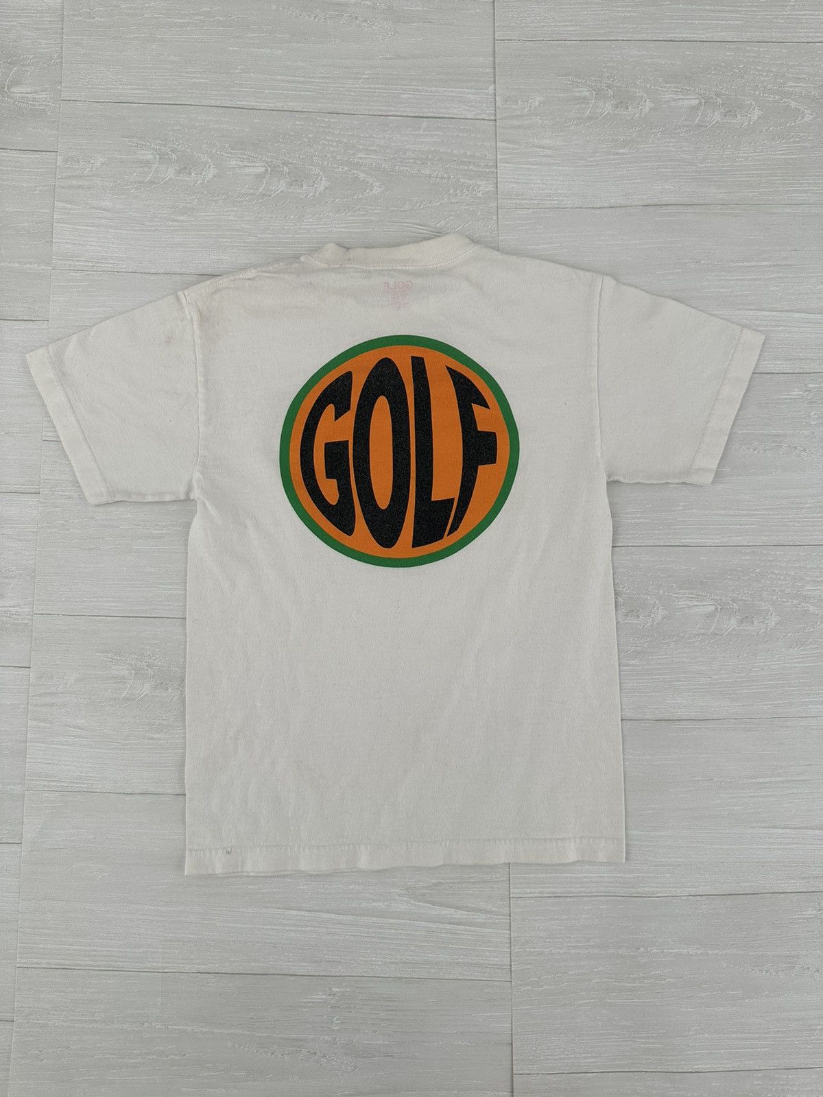 Golf Wang OG Golf Wang White Fisheye Logo Tee Sz. Small Tyler S Size US S / EU 44-46 / 1 - 1 Thumbnail