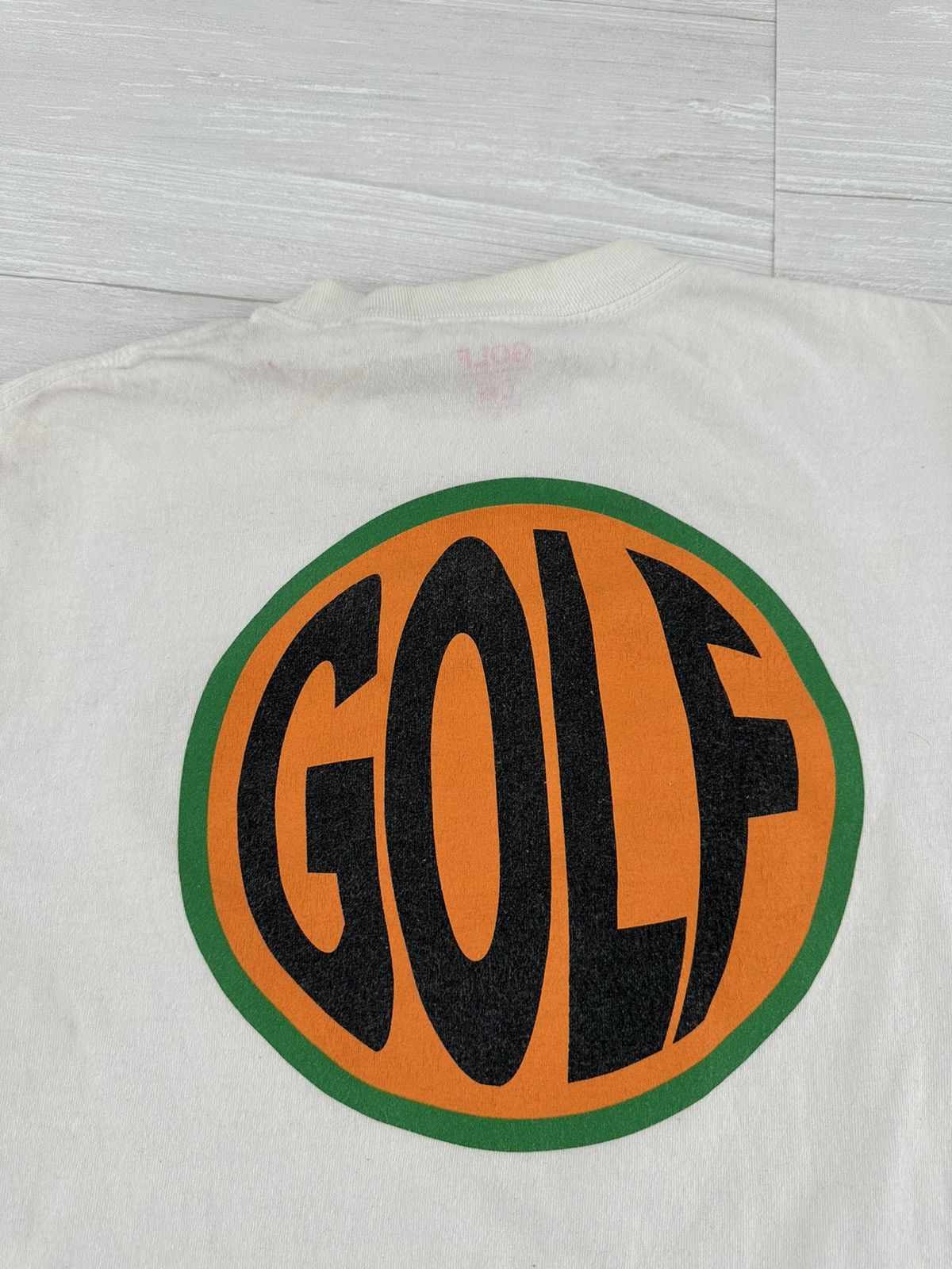 Golf Wang OG Golf Wang White Fisheye Logo Tee Sz. Small Tyler S Size US S / EU 44-46 / 1 - 3 Thumbnail