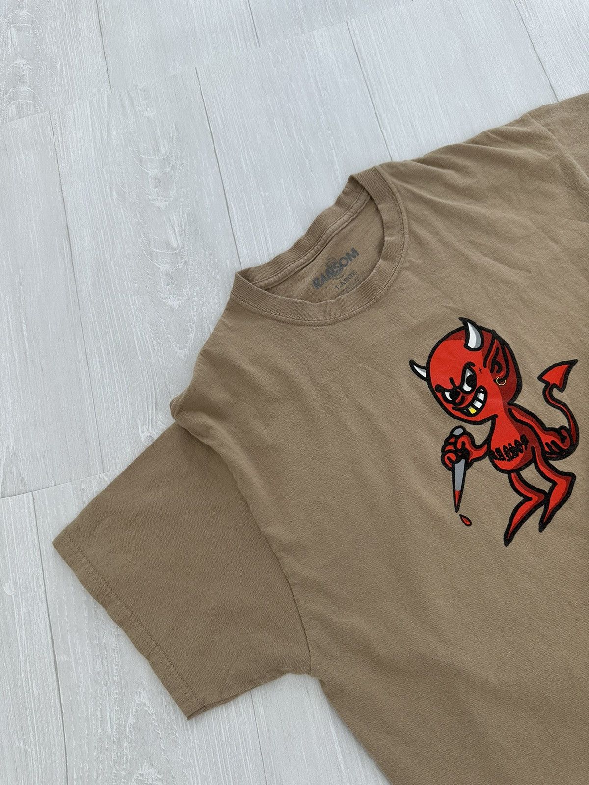 Ransom Clothing Ransom Clothing Devil Logo Tee Sz. Large Size US L / EU 52-54 / 3 - 2 Thumbnail