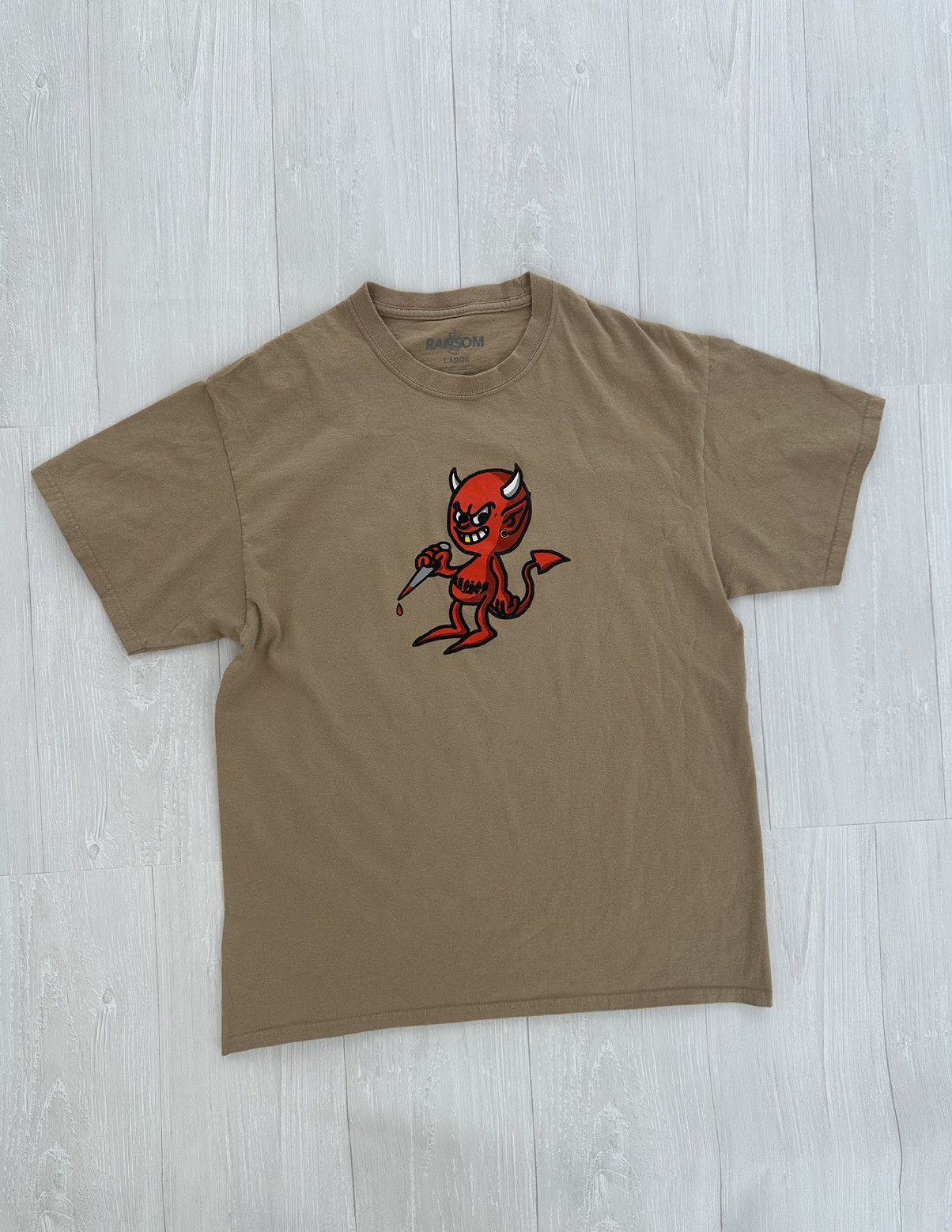 Ransom Clothing Ransom Clothing Devil Logo Tee Sz. Large Size US L / EU 52-54 / 3 - 1 Thumbnail