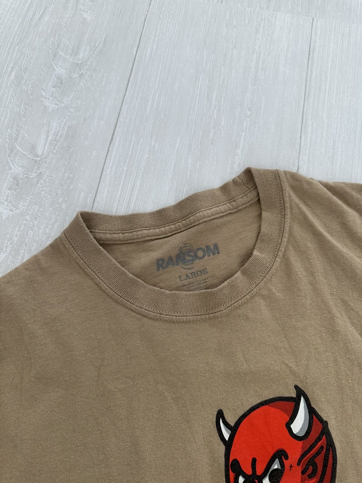 Ransom Clothing Ransom Clothing Devil Logo Tee Sz. Large Size US L / EU 52-54 / 3 - 4 Thumbnail