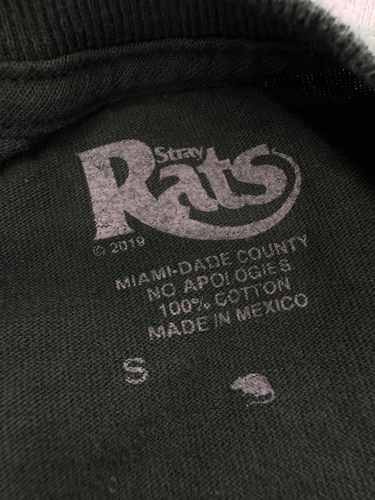Stray Rats Stray Rats Forest Green + Purple Rat Logo Tee Sz. Small Size US S / EU 44-46 / 1 - 5 Thumbnail