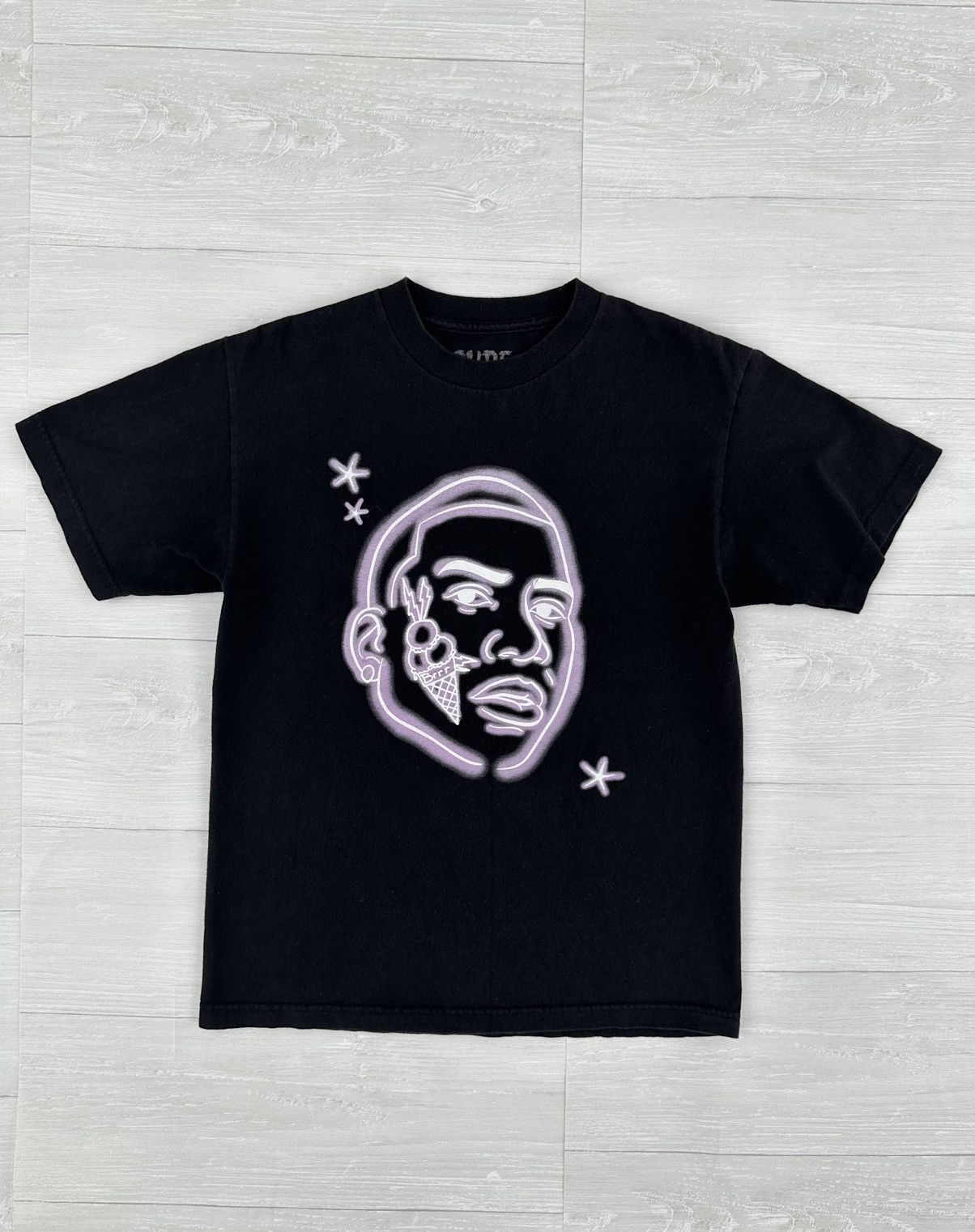 Superrradical Superrradical Black Air Brush Gucci Mane Tee Black Medium Size US M / EU 48-50 / 2 - 1 Thumbnail