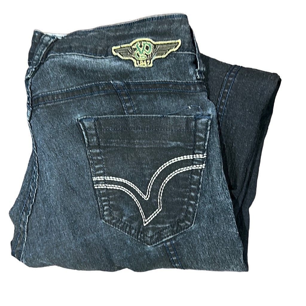 Von Dutch VON DUTCH Vintage SUPER RARE Reversible Denim Patchwork Skin ...