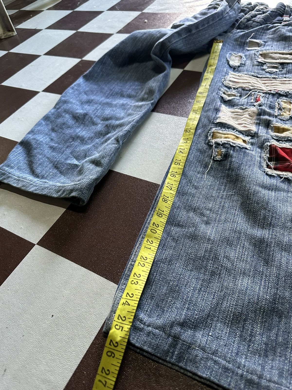 Japanese Brand × Vintage double waist jeans Size 28" / US 6 / IT 42 - 7 Thumbnail