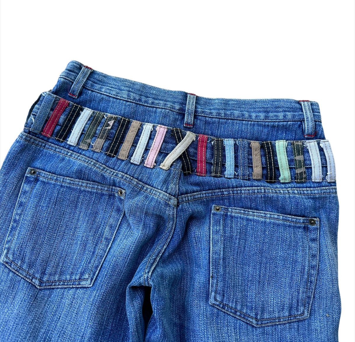 Japanese Brand × Vintage double waist jeans Size 28" / US 6 / IT 42 - 4 Thumbnail
