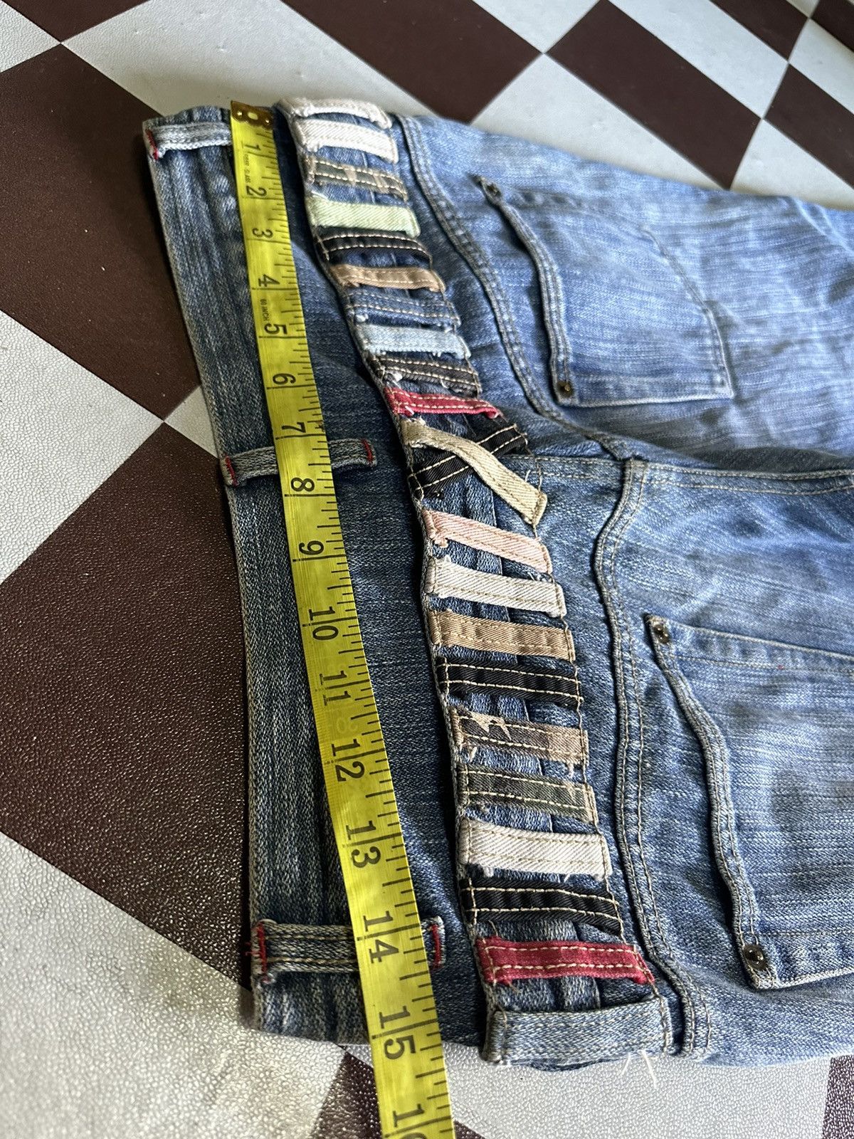 Japanese Brand × Vintage double waist jeans Size 28" / US 6 / IT 42 - 5 Thumbnail